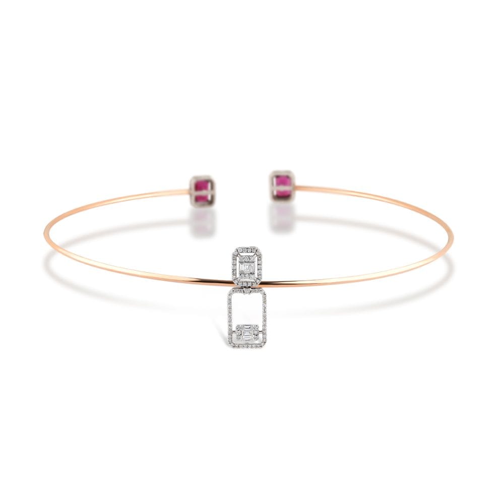 Sekizgen Elmas Günlük Kolye